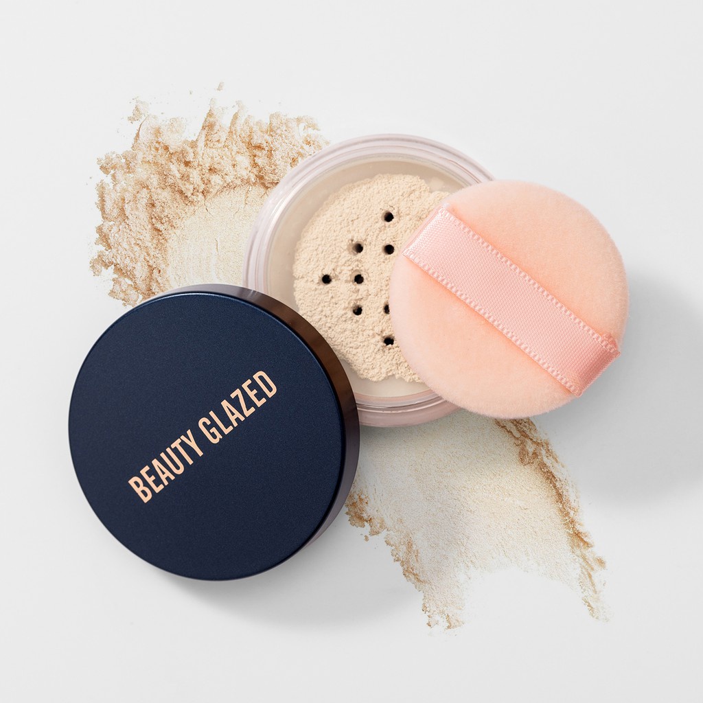 BEAUTY GLAZED 2 màu phấn phủ kiểm soát dầu / phấn phủ trang điểm | BigBuy360 - bigbuy360.vn