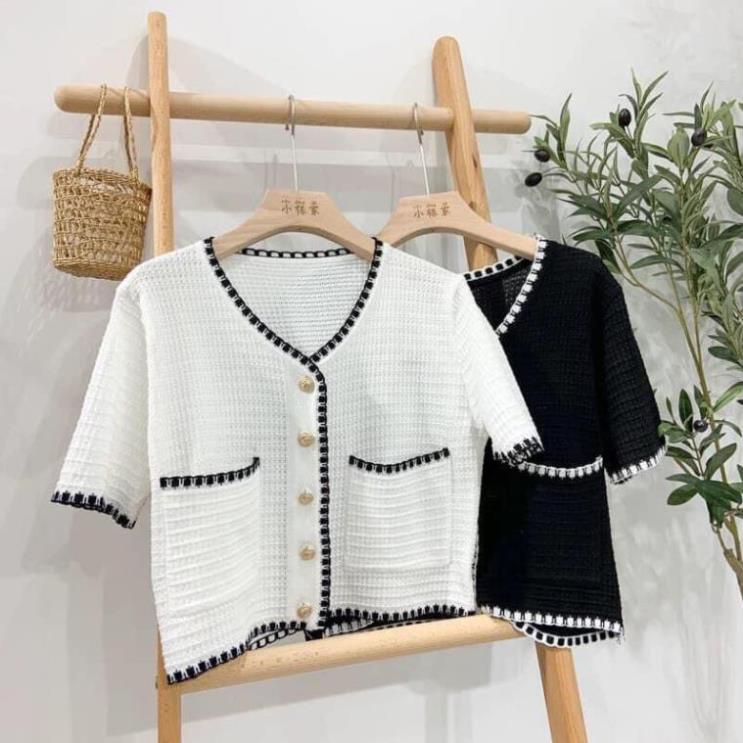 Áo Len Nữ - Áo Cardigan Dệt Kim Cổ Chữ V Lưng Cao Thời Trang Mùa Thu Kiểu Cổ Điển Cho Nữ *