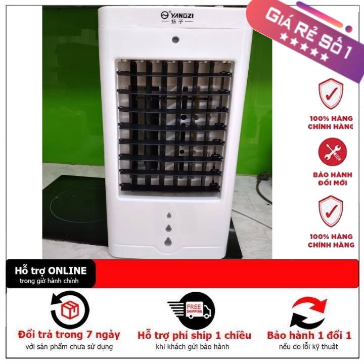 Quạt Điều Hòa Hơi Nước Mini YANGZI Dung tích 5 lít, Vận Hành Êm ái, Tặng 2 cục đá khô, Bảo hành 6 tháng