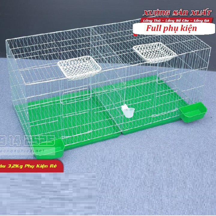 Combo 5 Lồng nuôi chim bồ câu đầy đủ phụ kiện