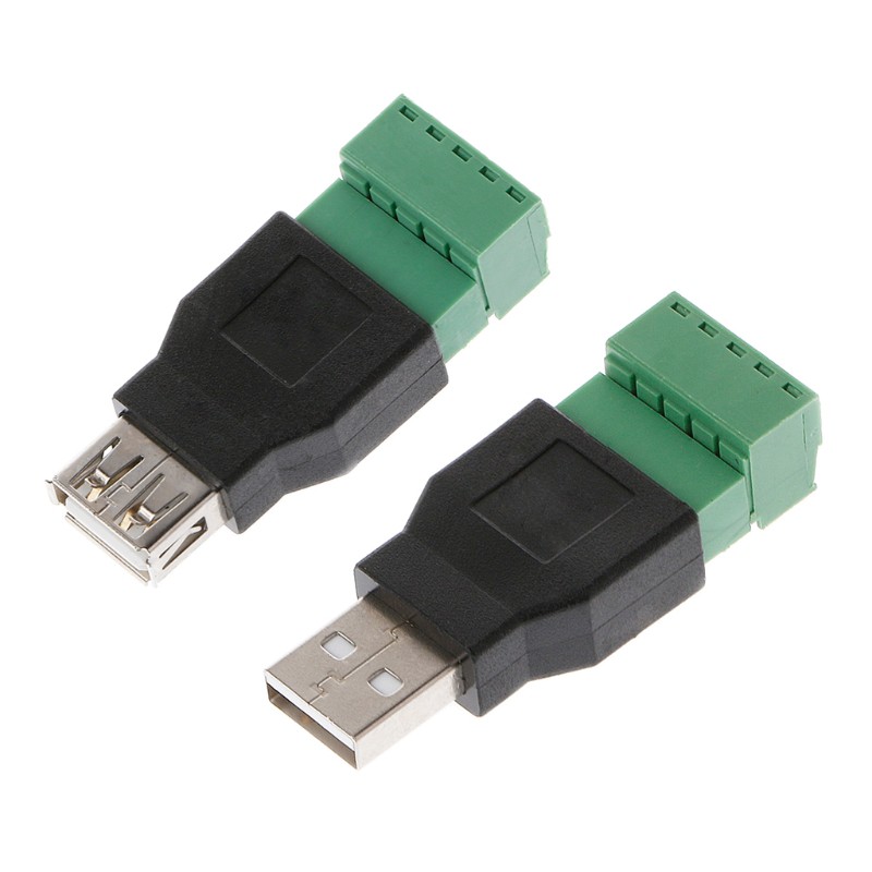 Đầu Nối Usb 2.0 Type A Male / Female Sang 5p