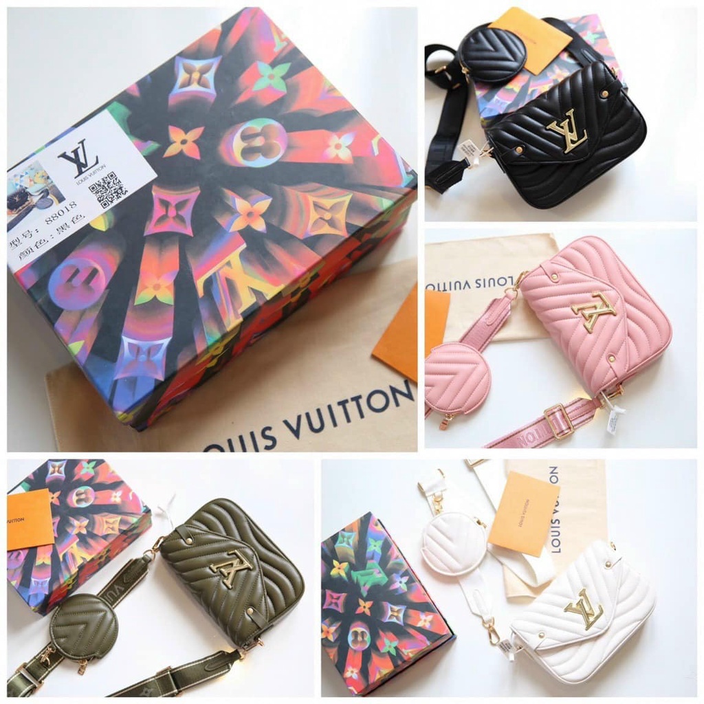 Túi LV wave pochette spsl đeo chéo dây bản to