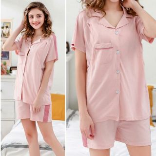 Bộ bầu và cho con bú hồng Jacobs 2in1
