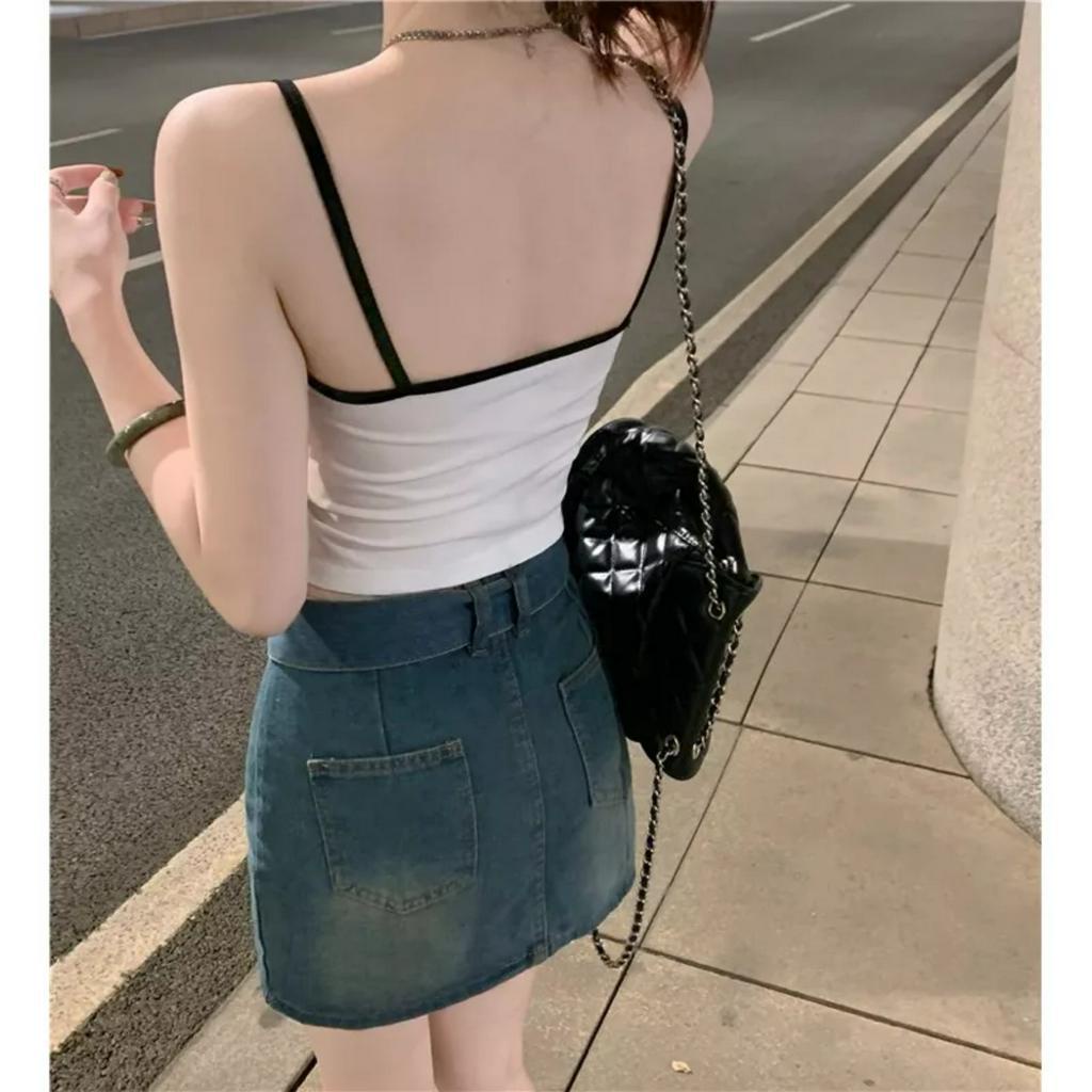Xả kho Áo Bra Nữ 2 Dây Mảnh Mút Ngực Nhiều Màu Trơn In Chữ Mềm Mại Hot Trend 127 | BigBuy360 - bigbuy360.vn