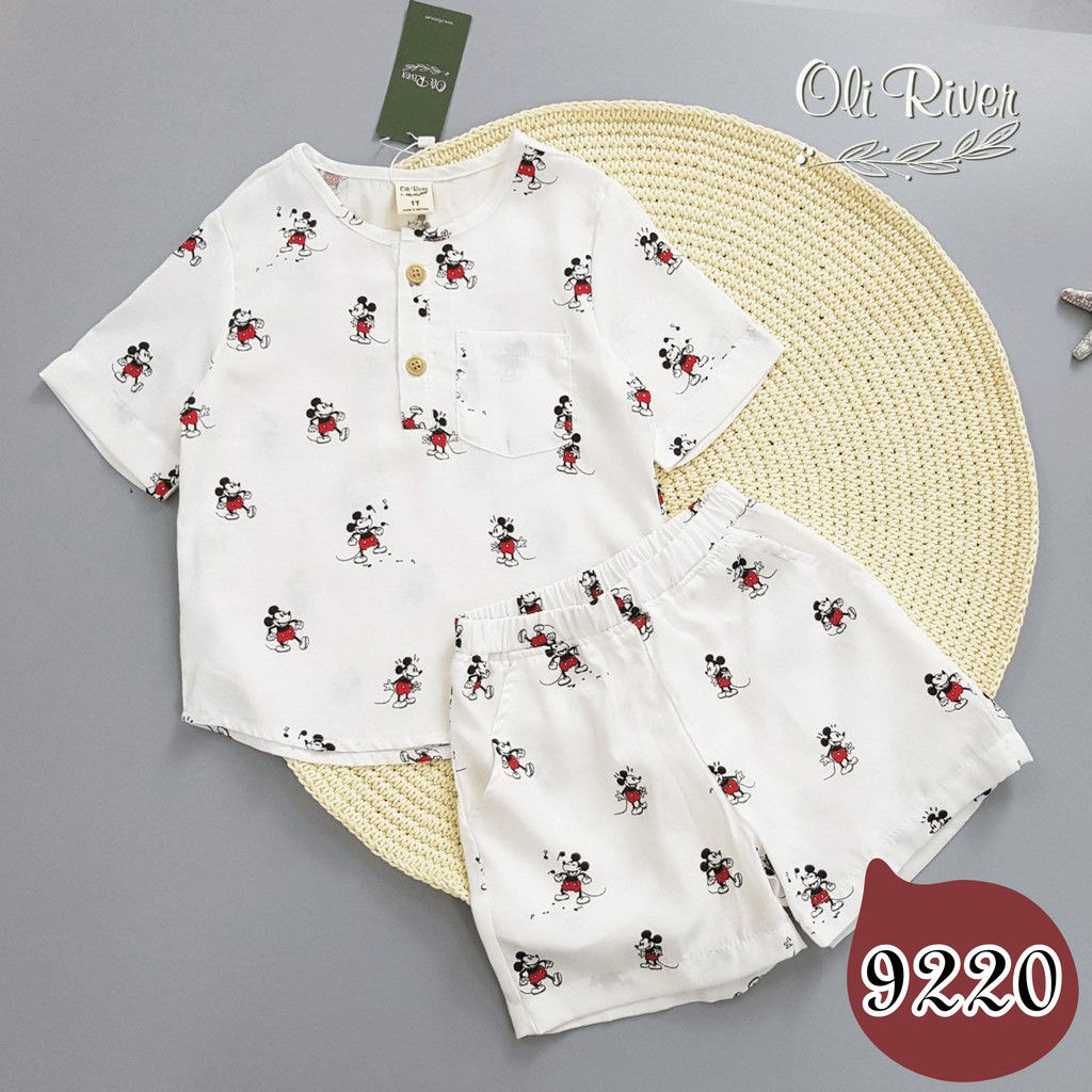 BỘ NGẮN TAY BÉ TRAI NHIỀU HỌA TIẾT CHO BÉ TỪ 9-33KG