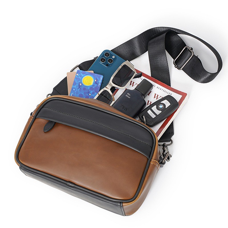 Túi hộp messenger đeo cheo unnisex nam nữ mới , TX-0506