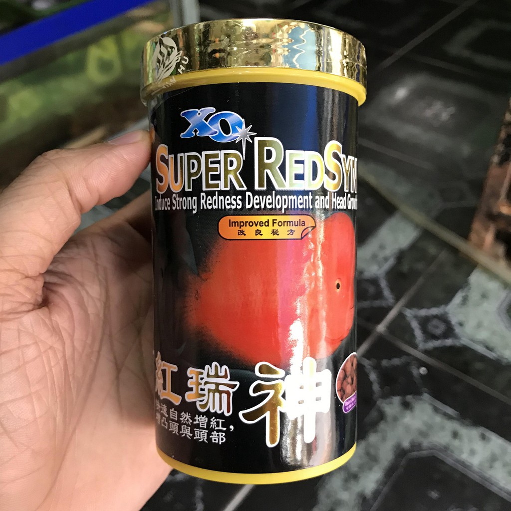 THỨC ĂN CHUYÊN HỖ TRỢ CÁ LA HÁN SUPER REDSYN XO OCEAN FREE 43% PROTEIN 120G