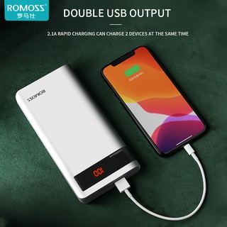 Sạc dự phòng Romoss pin Polymer cho iPhone Android 20000mAh