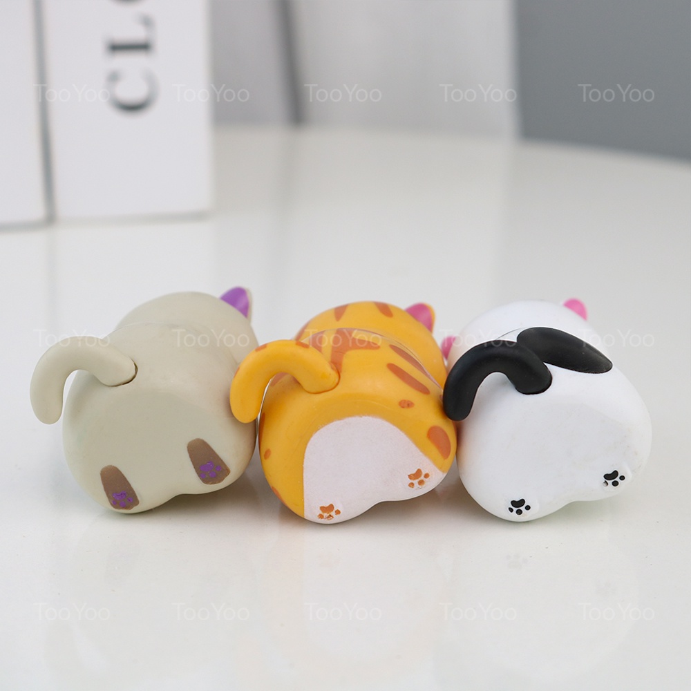 Mô hình mèo bất lực mini 5cm dễ thương cute TooYoo TY0031