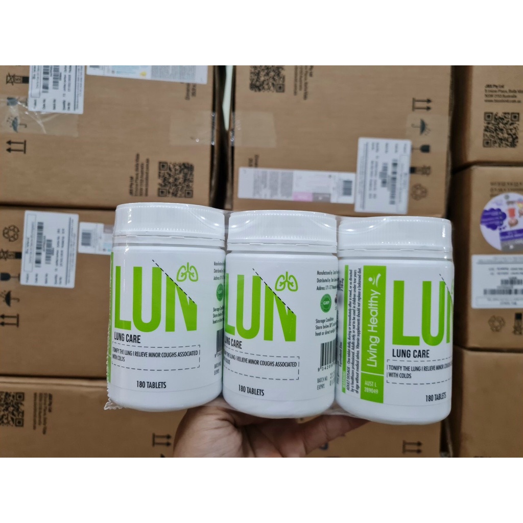 Viên uống thanh lọc, giải độc phổi Healthy Care Lung Detox 180 viên Maxwell