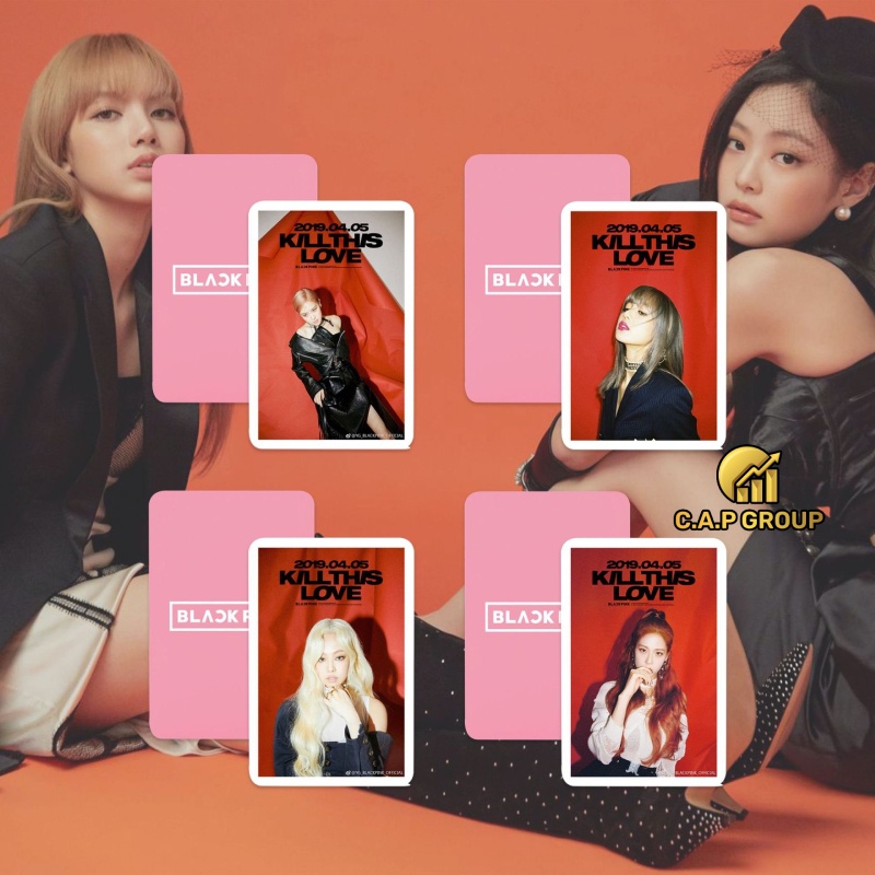 Thẻ lomo card blackpink bo góc how you like that album thần tượng kpop - ảnh sản phẩm 2