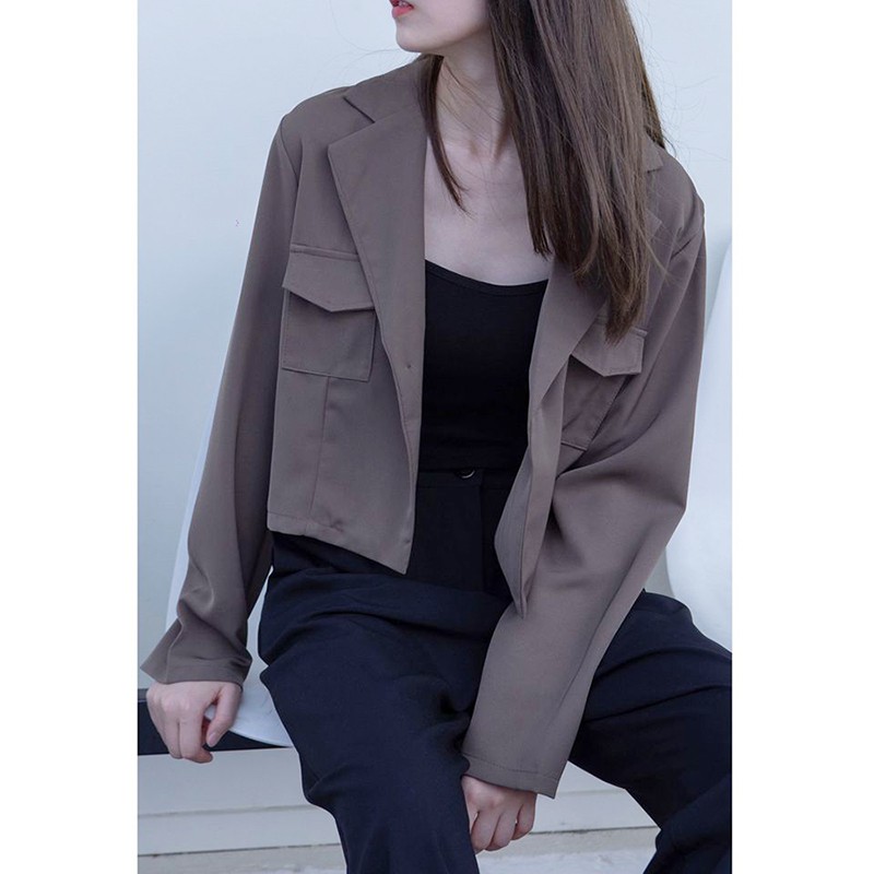 ÁO VEST LỬNG NỮ THỜI TRANG XUẤT KHẨU HÀN QUỐC, KOREA BLAZER 2 LỚP HOT TREND | BigBuy360 - bigbuy360.vn