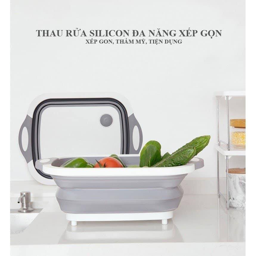 Chậu Thớt Xếp Gọn