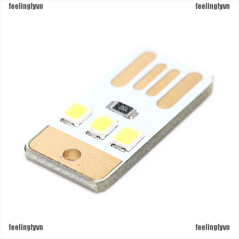 ❤TOP❤ Bộ 5 thẻ đèn LED mini kết nối cổng USB 5V dùng cho máy tính Laptop YO