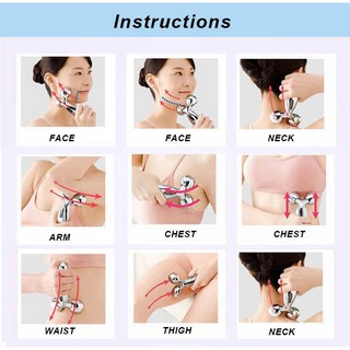cây lăn mặt massage 3d