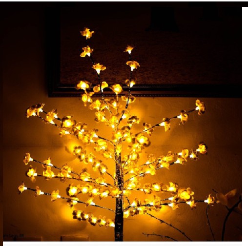 CÂY HOA MAI, HOA ĐÀO ĐÈN LED 1M2 CAO CẤP  BẢO HÀNH 1 THÁNG