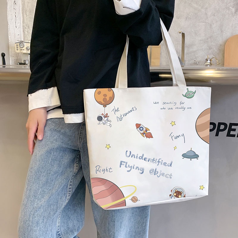 Túi Vải Đeo Vai Canvas Phong Cách Hàn Quốc Thiết Kế Hiện Đại Sang Trọng Cao Cấp