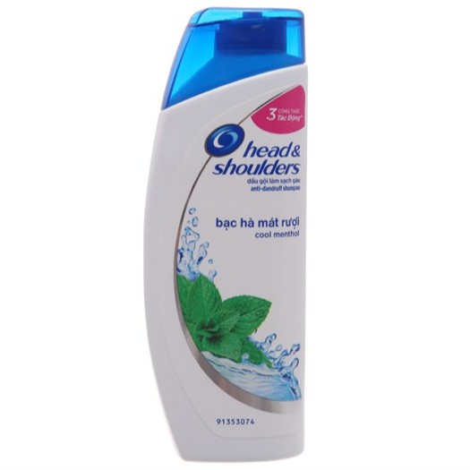 Dầu gội Head &amp; Shoulders bạc hà mát rượi 170ml