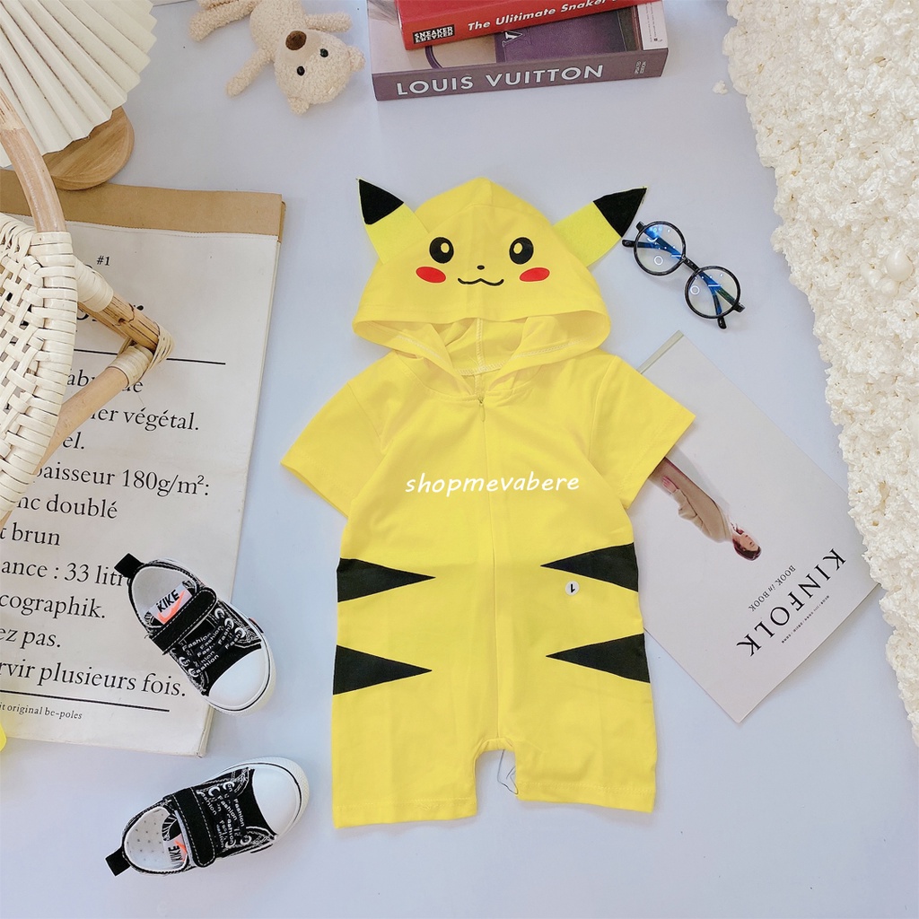 BODY ĐÙI HÌNH THÚ NGỘ NGHĨNH CHO BÉ TRAI VÀ BÉ GÁI 3-14KG, VẢI MỀM MỊN CO GIÃN 4 CHIỀU - 𝐁𝐃𝟏𝟓