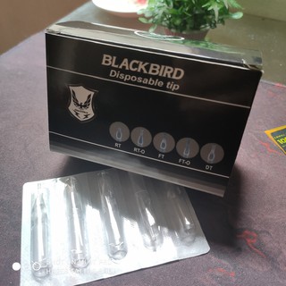 Hộp ngòi nhựa 9RT Black Bird lắp ráp với kim xăm