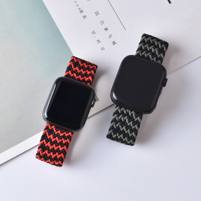 Dây Đeo Nylon Thay Thế Cho Đồng Hồ Apple Watch 44mm 40mm 38mm 42mm 1: 1