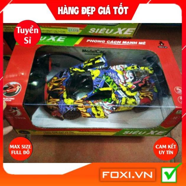 Xe đồ chơi ô tô điều khiển từ xa tỷ lệ 1/20, siêu xe đua, xe mô hình siêu tốc độ mở mui có cánh-cao cấp