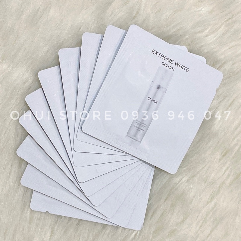 Combo 10 gói serum dưỡng trắng OHUI Extreme White Serum Snow Vitamin