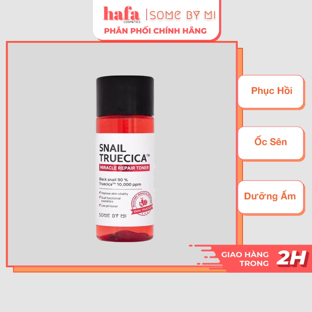Nước Hoa Hồng Dưỡng Ẩm, Tái Tạo và Phục Hồi Da Some By Mi Snail Truecica Miracle Repair Toner 30ml