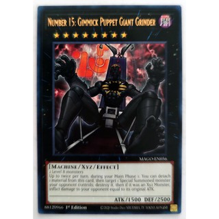 [Thẻ Yugioh] Number 15: Gimmick Puppet Giant Grinder |EN| Gold-Letter Rare