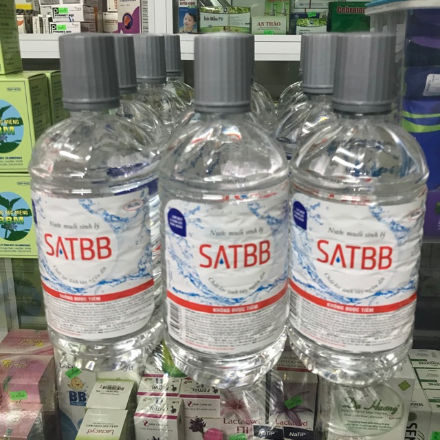 ✅Nước muối sinh lý SATBB Đại lợi