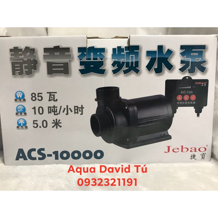 Máy bơm Jebao ACS 5k-6,5k-8k-10k có điều khiển cho bể cá cảnh