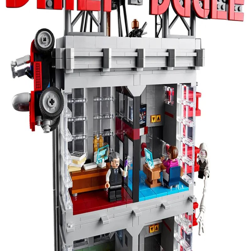 Lắp ráp mô hình Super Hero Marvel trụ sở tòa Daily Bugle của biệt đội siêu anh hùng marvel 78008