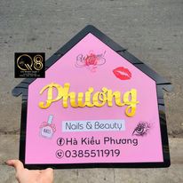 (Mua 1 Tặng 1 Chỉ 59k) Bảng Ngôi Nhà + Thanh Treo Theo Yêu Cầu