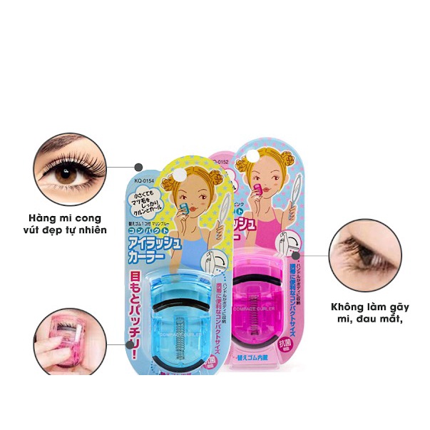 Bấm Mi Kai Compact Eyelash Curler Của Nhật Bản