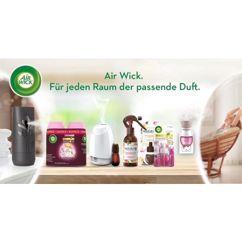 Xịt thơm phòng tự động,Lõi thay Glade/ Air Wick, chạy pin