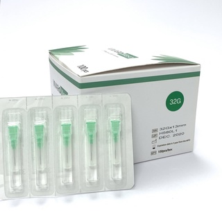 Nanoneedle mesotherapy Vivaro- Hộp 100 cây kim meso 32G 4mm 13mm Hàn Quốc