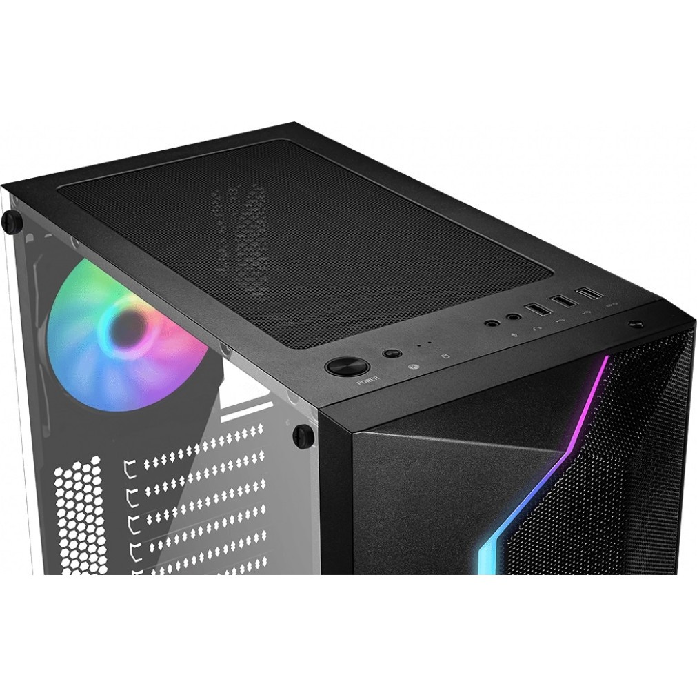 Vỏ Case Máy Tính MSI MAG VAMPIRIC 100R CHASSIS ( Mid Tower/Màu Đen/Led ARGB)