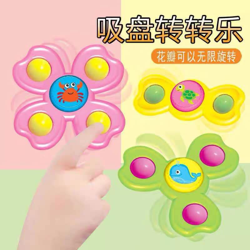 Sét 3 đồ chơi con quay spinner vui nhộn cho bé