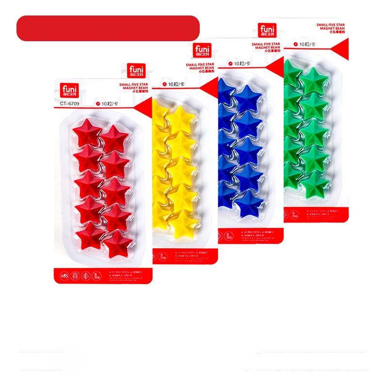 Nam châm dính bảng GALANO nam châm gắn bảng set 10 chiếc hình ngôi sao SA-001374
