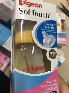 Bình sữa pigeon plus nhựa ppsu 160ml