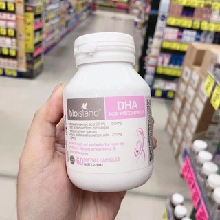 [ Đủ Bill Hãng] DHA Bầu Bioisland 60 viên