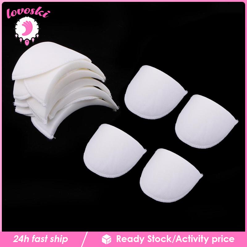 Set 6 Cặp Mút Đệm Vai Màu Trắng Dành Cho Nam Nữ DIY