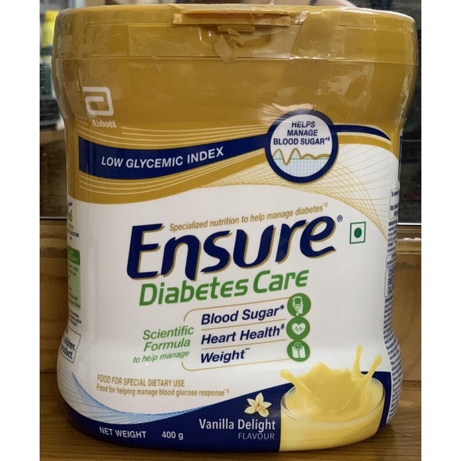 SỮA BỘT DÀNH CHO NGƯỜI TIỂU ĐƯỜNG ABBOTT ENSURE DIABETES CARE VANILLA DELIGHT FLAVOR - Hàng Mỹ