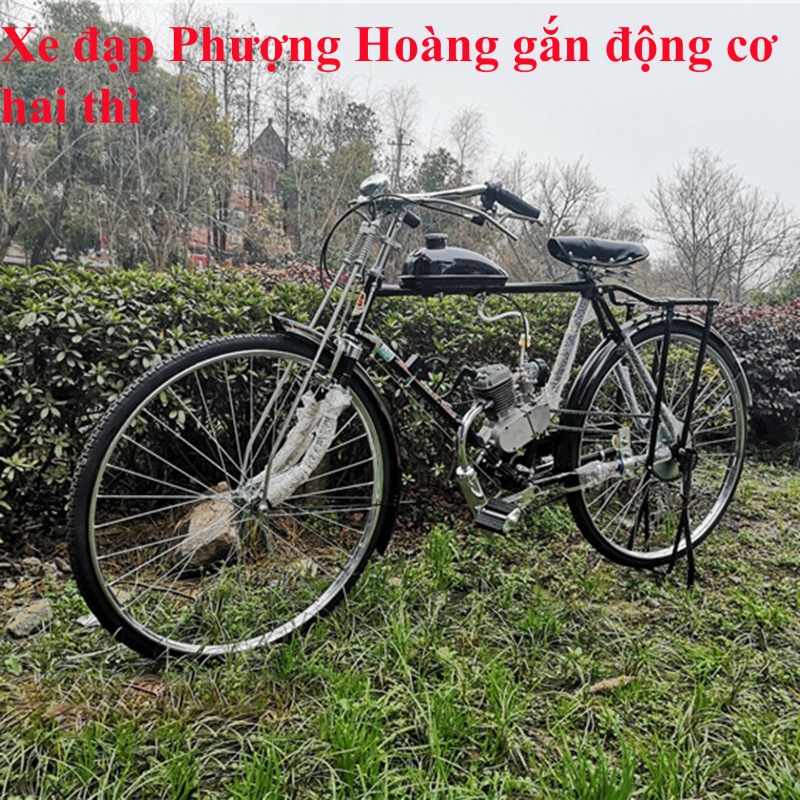 Bộ động cơ hai thì 80cc cải tiến xe đạp gắn máy
