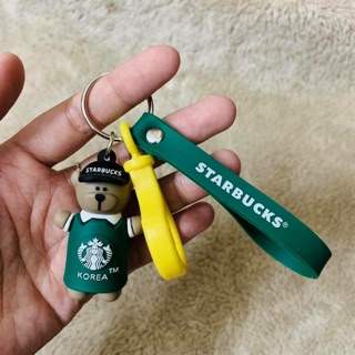 Gấu starbuck tạp dề đội mũ