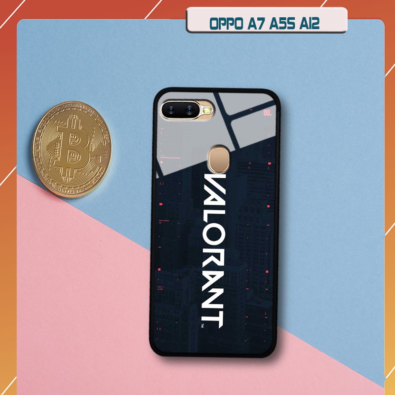 Ốp lưng kính 3D Oppo A7/ A5S/ A12