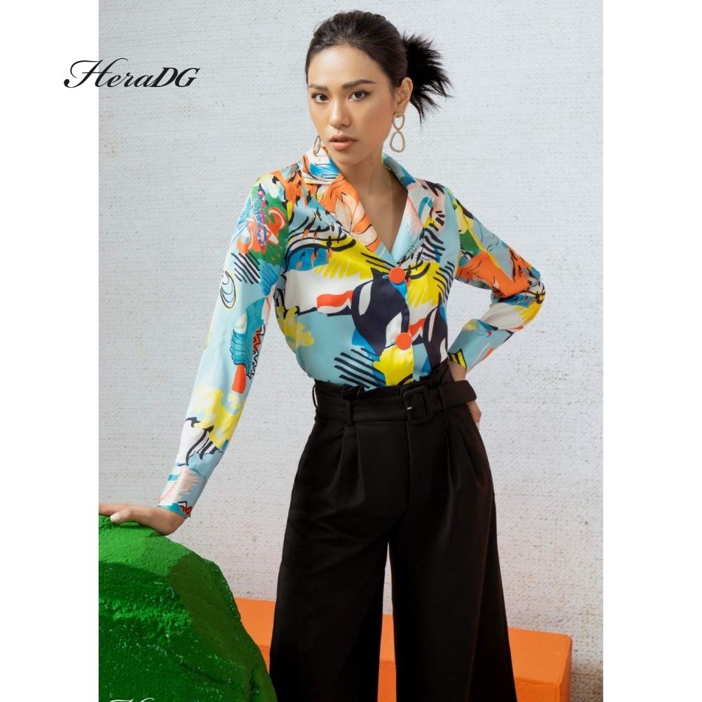 Quần Lửng Công Sở Nữ HeraDG Thiết Kế Lưng Cao Ống Suông Lơ Vê Gấu, Chất Liệu Tuýt Si Cao Cấp SQLBA004