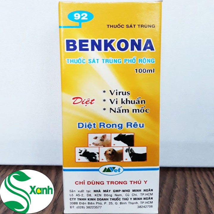 THUỐC XỬ LÝ GIÁ THỂ TRỒNG LAN BENKONA - 100ml