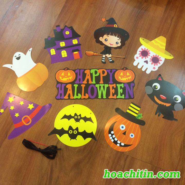 Dây Treo Trang Trí Halloween hoạt hình siêu xinh