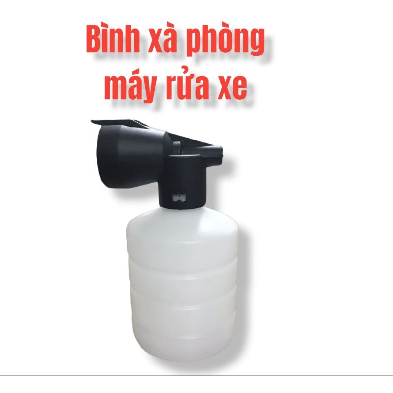 Bình xà phòng tạo bọt tuyết cho máy rửa xe , chất liệu nhựa loại tốt